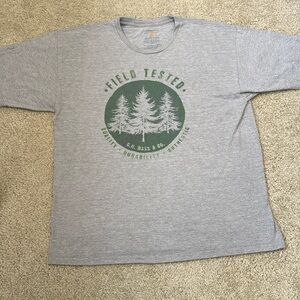 G.H. Bass Men's Grey T-shirt Y2K